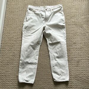 Madewell off white denim